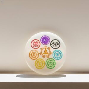 Circular Selenite Chakra Meditation Charging Plate