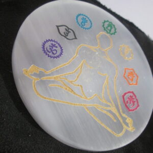 Selenite Chakra Yoga Charging Plate