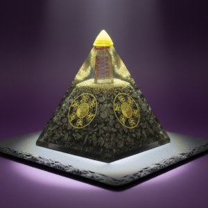 Black Wealth/Healing Orgone Pyramid