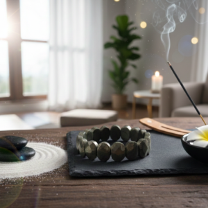 Pyrite Gemstone Bracelet